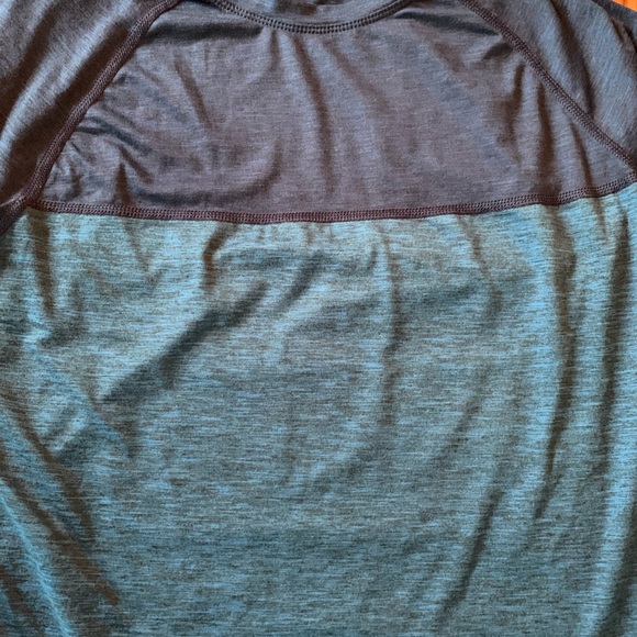 American Eagle 360 Extreme Flex Active Long Sleeve Shirt Baselayer Blue Mens S - Picture 2 of 5